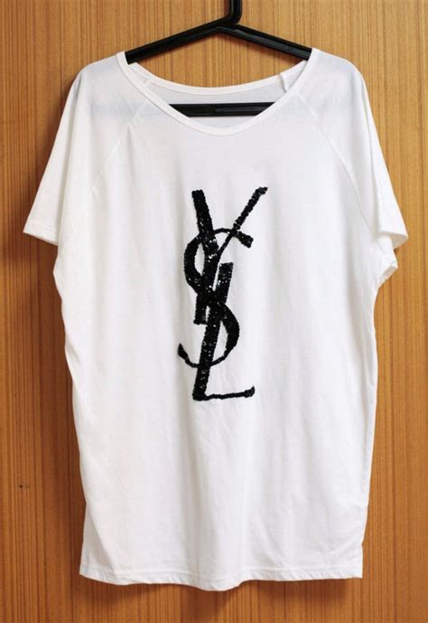 t shirt yves saint laurent femme ebay|yves saint laurent shirts sale.